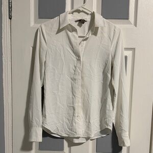 H&M White Button Down Shirt